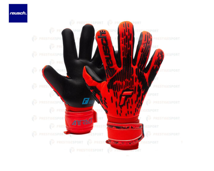 Reusch Attrakt Freegel Silver Rosso Guanti Portiere