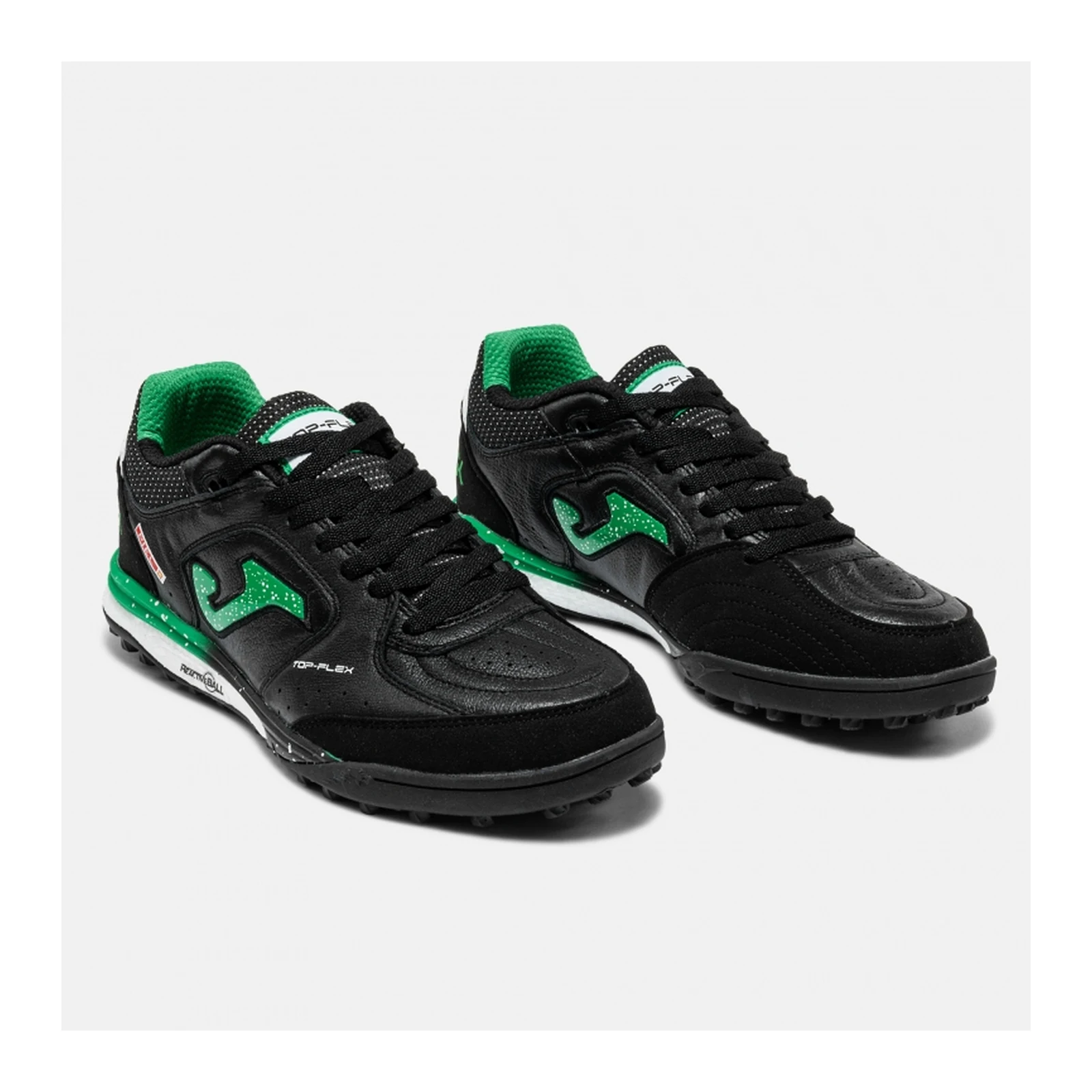 Joma Top Flex Rebound 2601 Nero-Verde Scarpa Calcio a 5 - vista 5