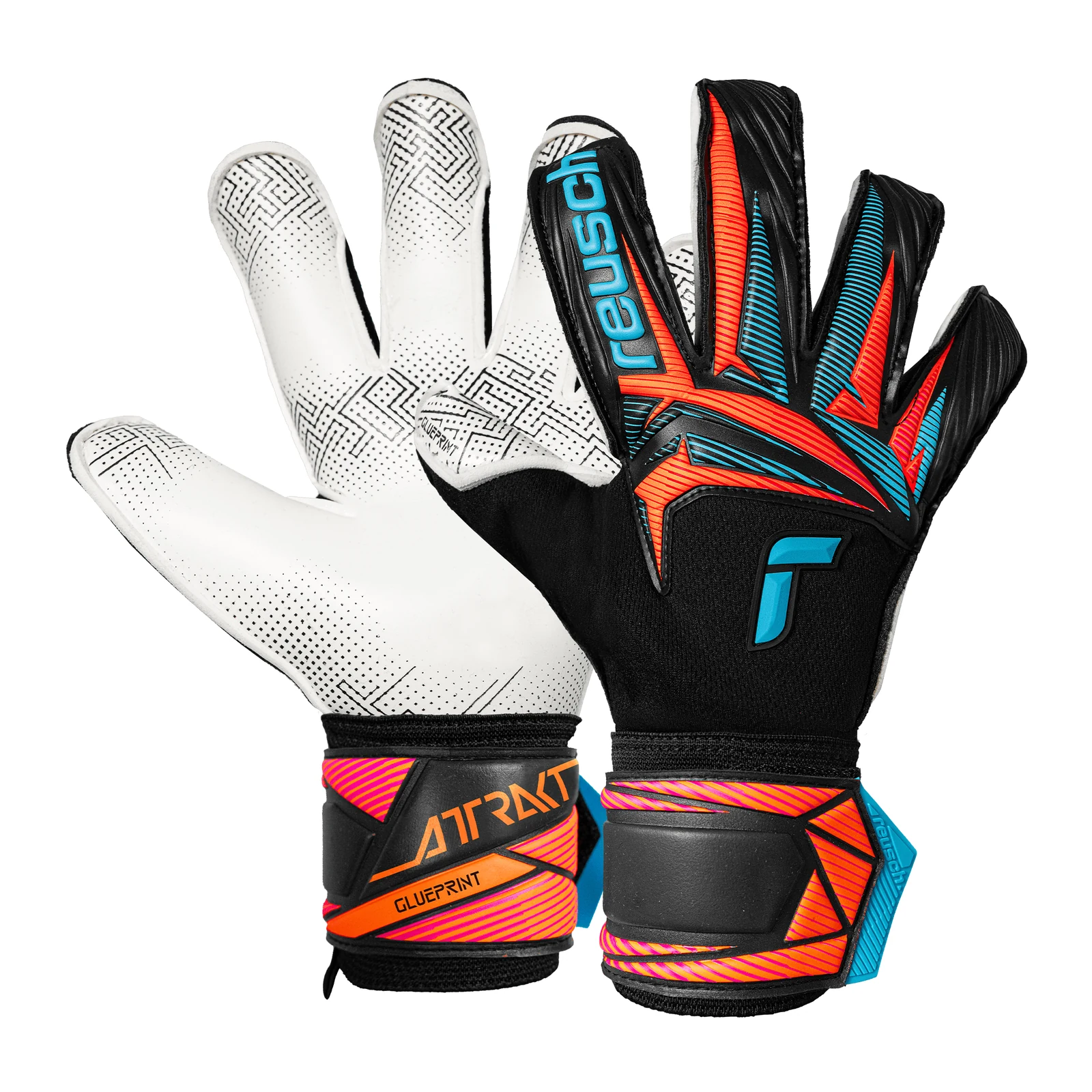 Reusch Attrakt Advance Evolution GluePrint 2026 - nero - vista 8