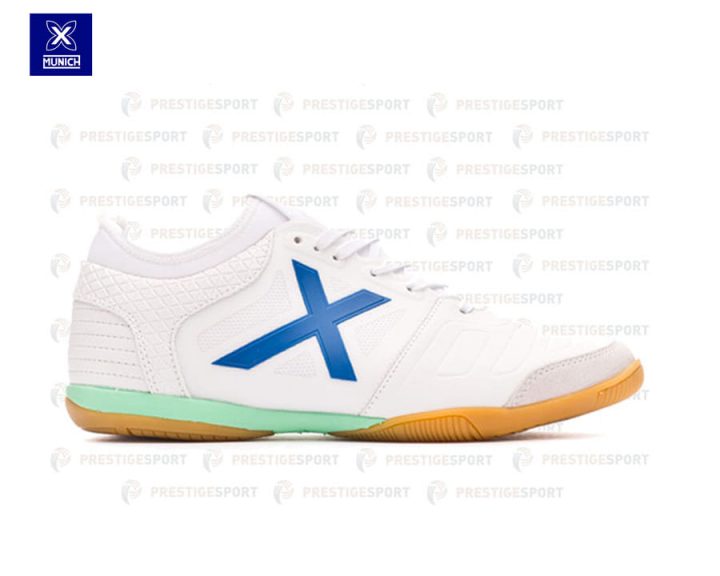MUNICH TIGA 3191003 BIANCO-AZZURRO SCARPA FUTSAL
