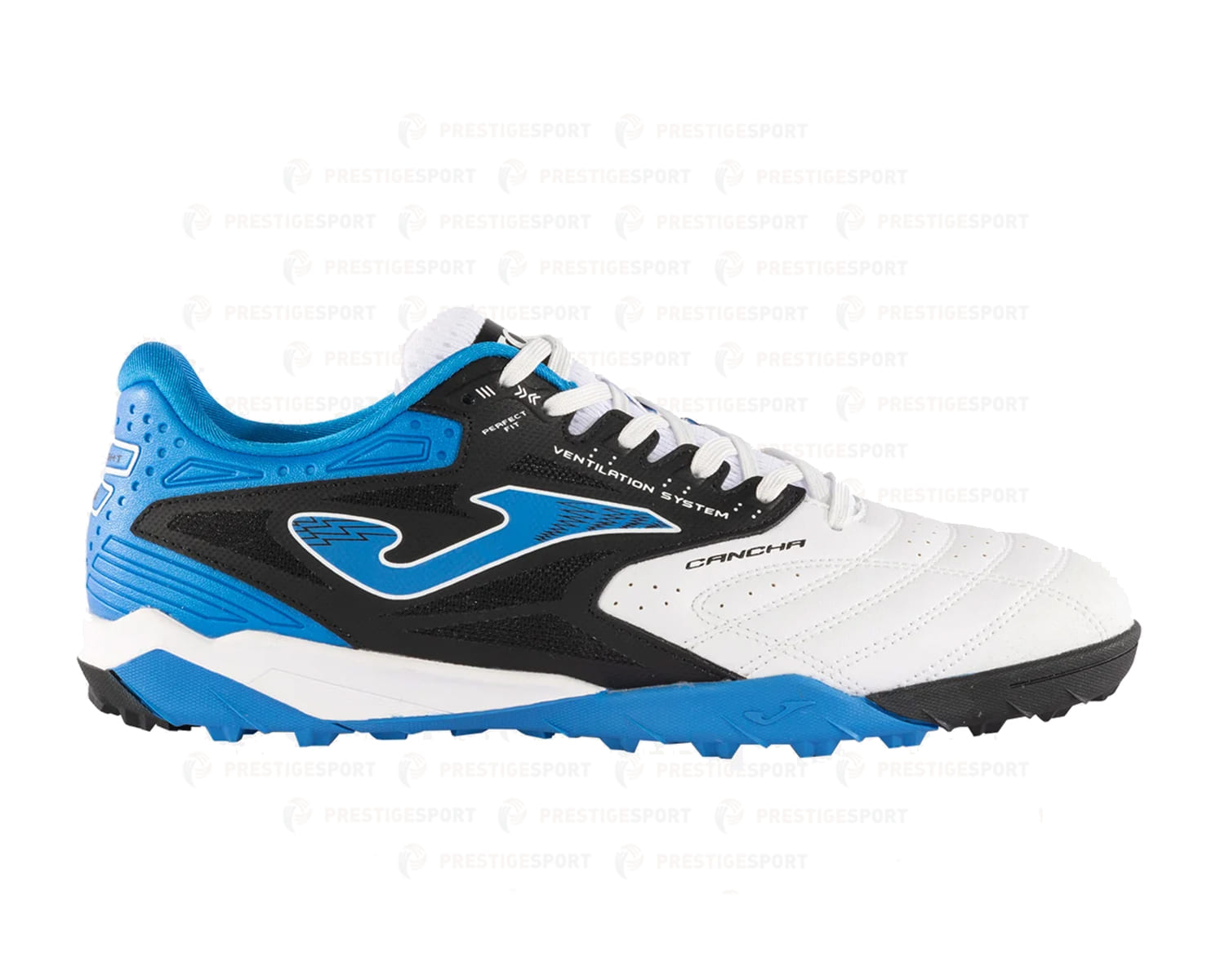 JOMA CANCHA 2402 BIANCO-BLU SCARPA CALCIO A 5