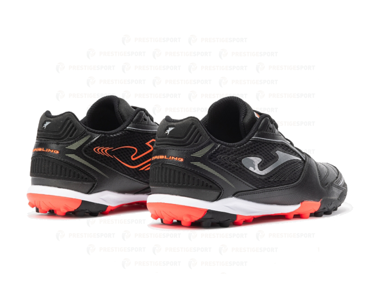 JOMA DRIBLING 2501 NERO-CORALLO SCARPA CALCIO A 5 - immagine 3