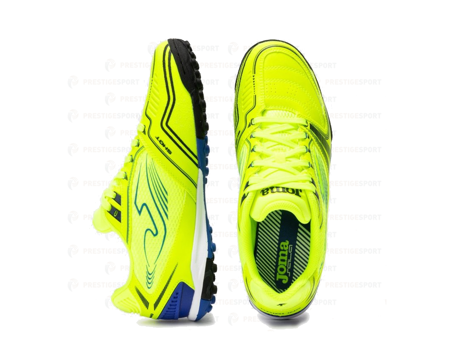 JOMA DRIBLING 2509 GIALLO FLUO SCARPA CALCIO A 5 - immagine 2