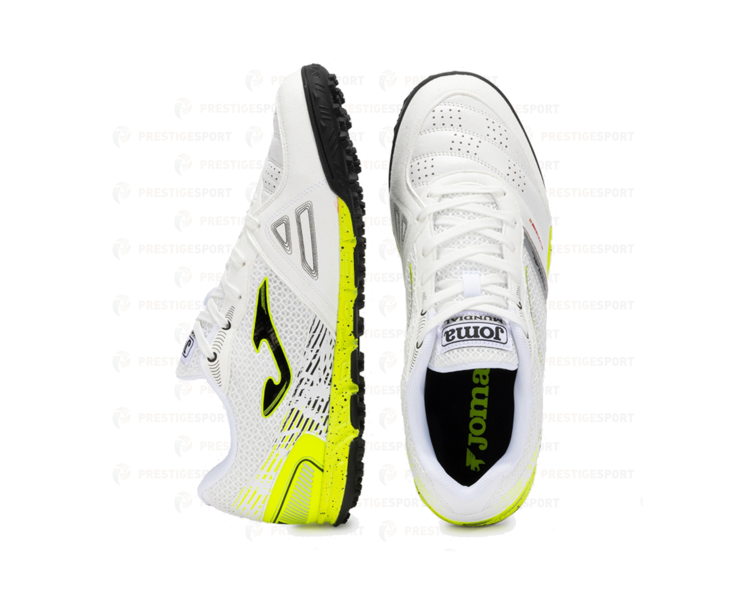 JOMA MUNDIAL 2502 BIANCO SCARPA CALCIO A 5 - immagine 2