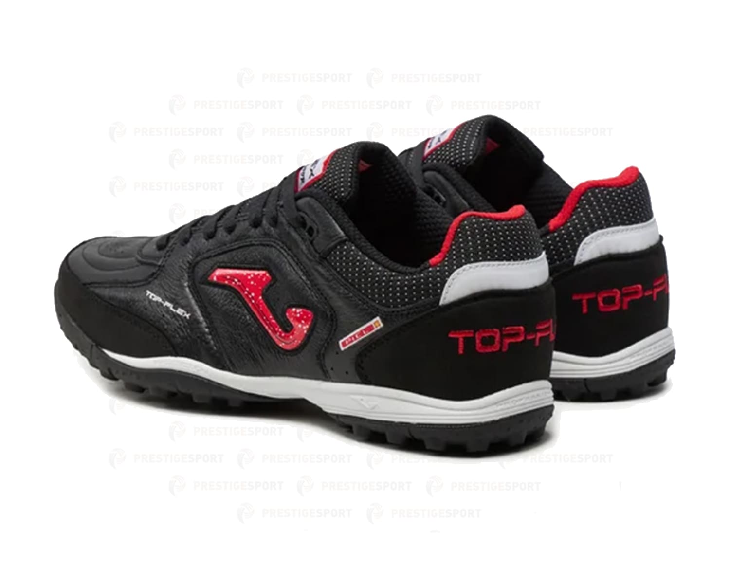 JOMA TOP FLEX 2401 NERO-ROSSO SCARPA CALCIO A 5 - immagine 3