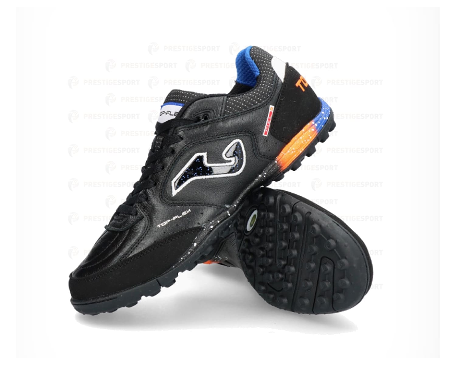 JOMA TOP FLEX 2531 NERO-AZZURRO SCARPA CALCIO A 5 - immagine 5