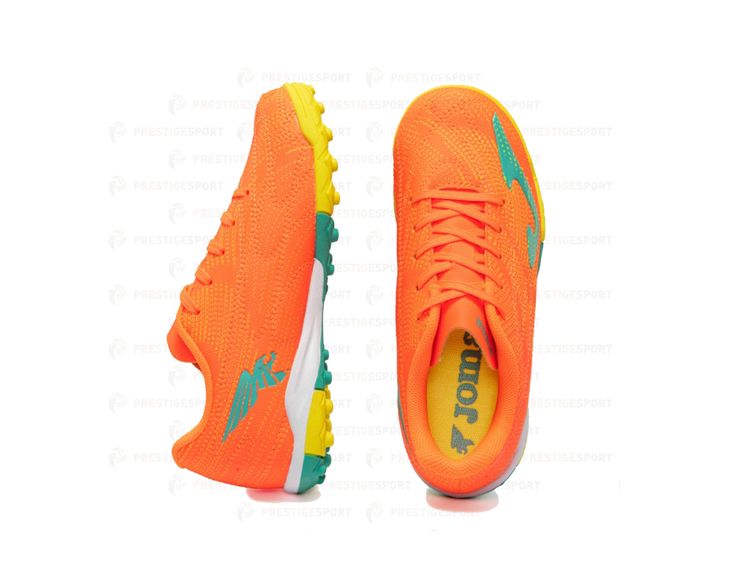 JOMA EVOLUTION 2608 ARANCIONE SCARPA CALCIO A 5 JUNIOR - immagine 2