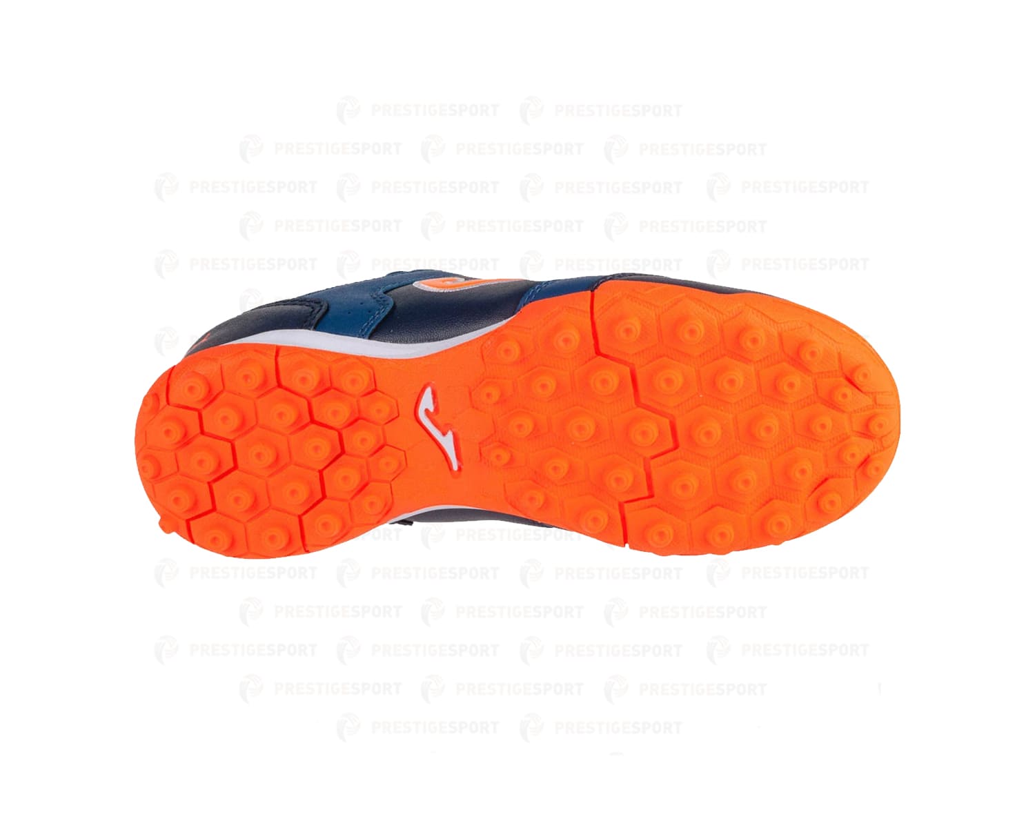 JOMA TOP FLEX JUNIOR 2433 BLU-ARANCIONE SCARPA CALCIO A 5 BAMBINO - immagine 3