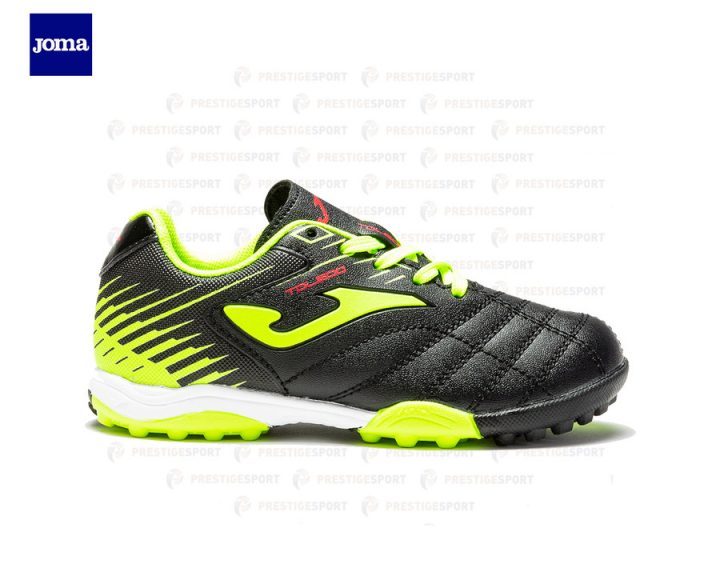 JOMA TOLEDO 2001 NERO-GIALLO FLUO SCARPA CALCIO A 5 JUNIOR