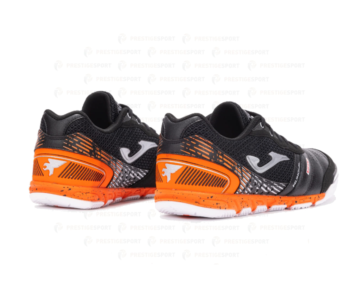 JOMA MUNDIAL 2501 NERO-ARANCIONE SCARPA FUTSAL - immagine 4