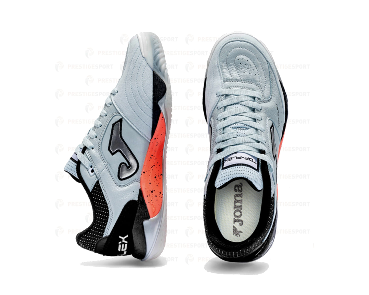 JOMA TOP FLEX PLUS 2605 GRIGIO SCARPA FUTSAL - immagine 2