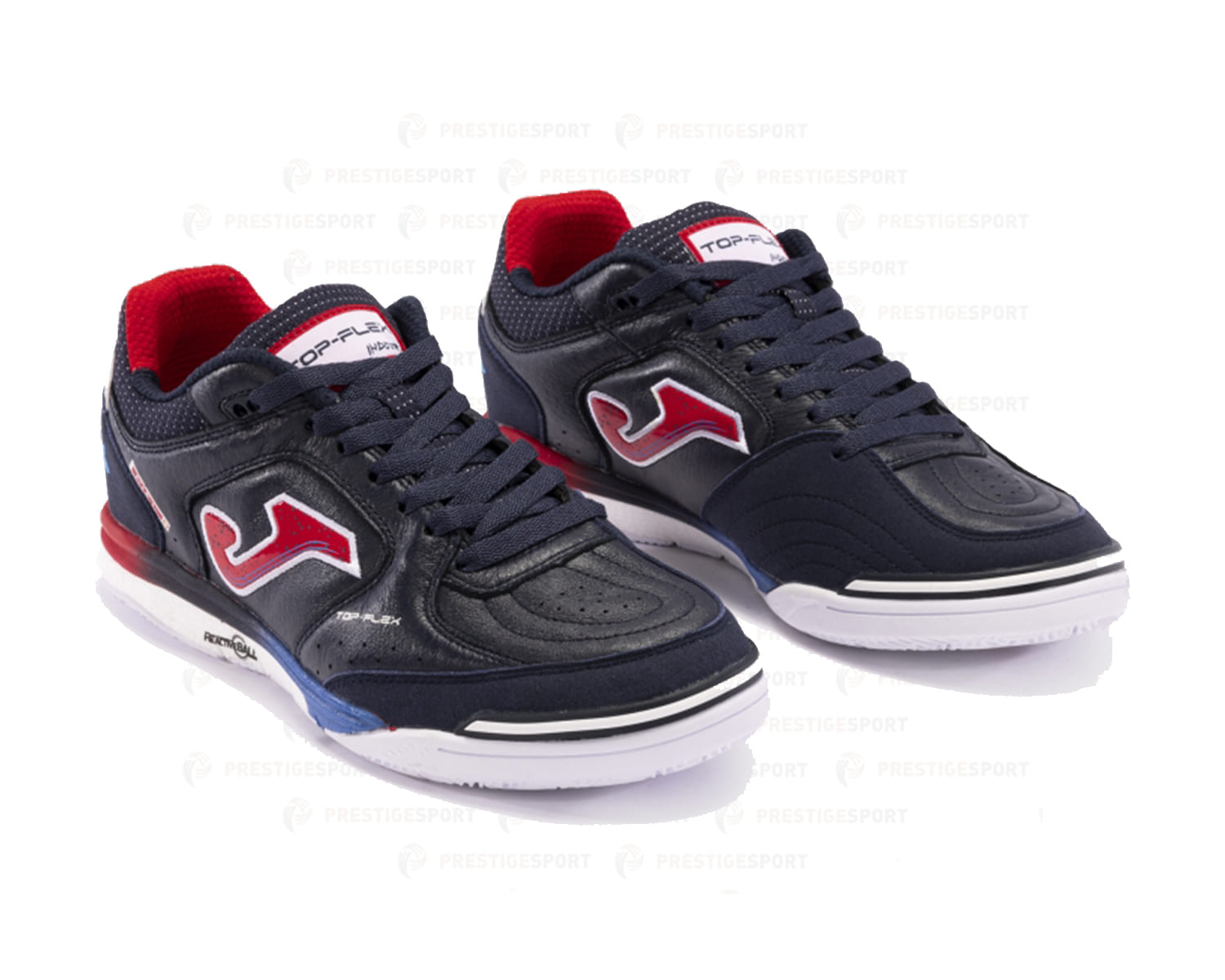 JOMA TOP FLEX REBOUND 2403 BLU- ROSSO SCARPA FUTSAL - immagine 4