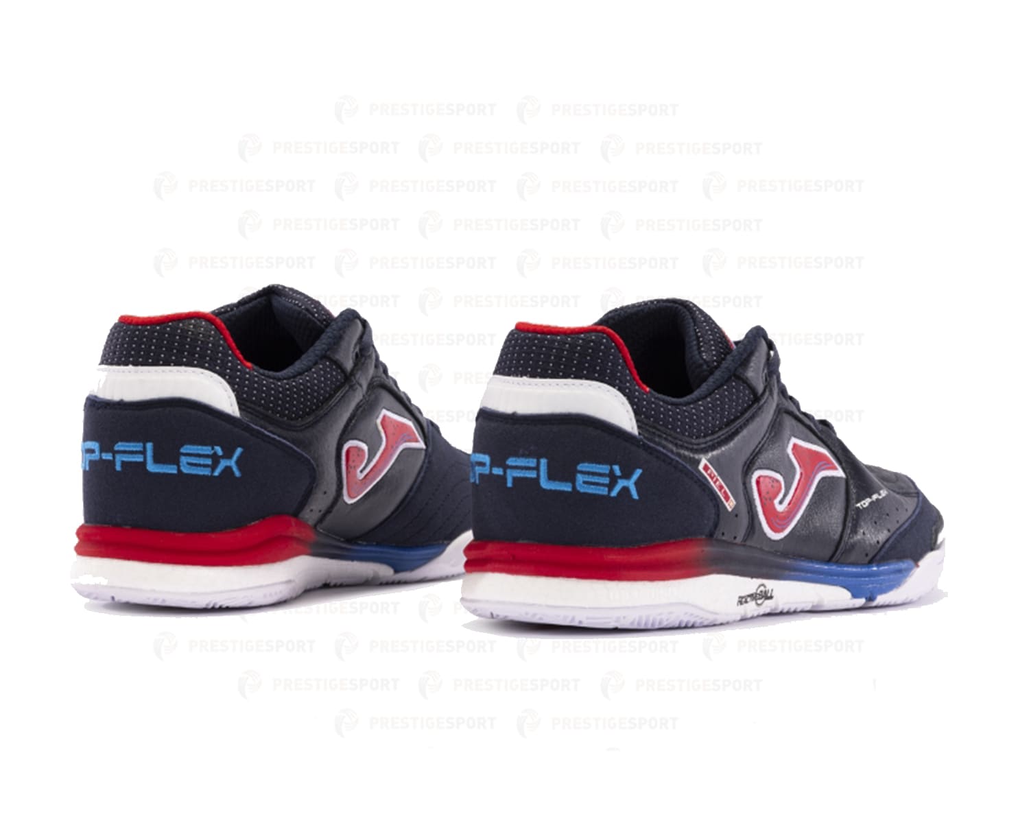 JOMA TOP FLEX REBOUND 2403 BLU- ROSSO SCARPA FUTSAL - immagine 3