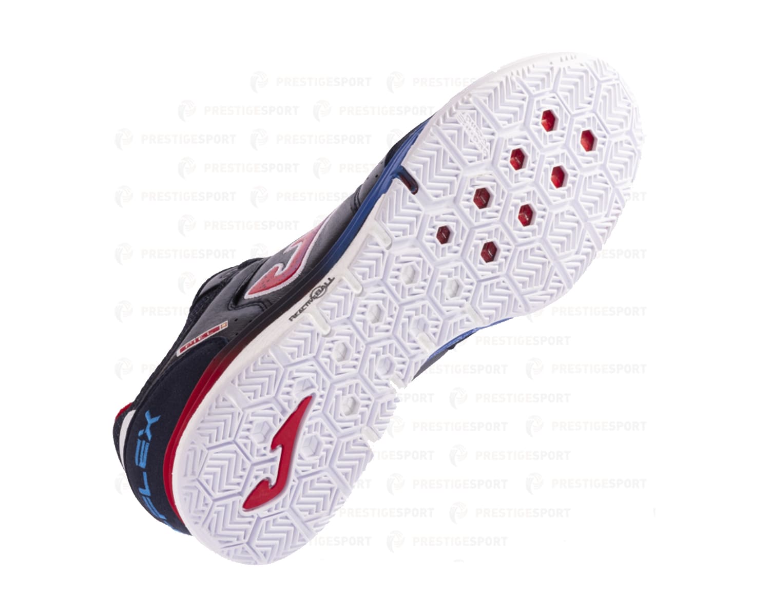 JOMA TOP FLEX REBOUND 2403 BLU- ROSSO SCARPA FUTSAL - immagine 5