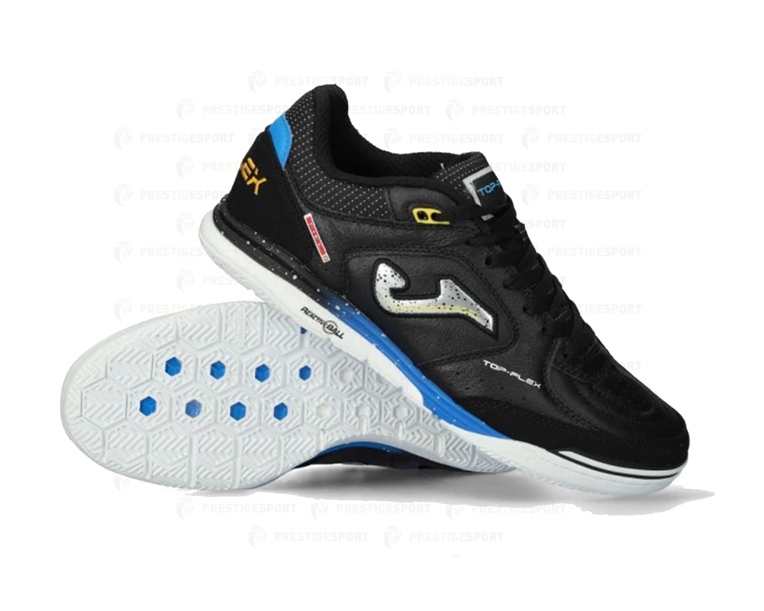 JOMA TOP FLEX REBOUND 2501 NERO-AZZURRO FUTSAL - immagine 4