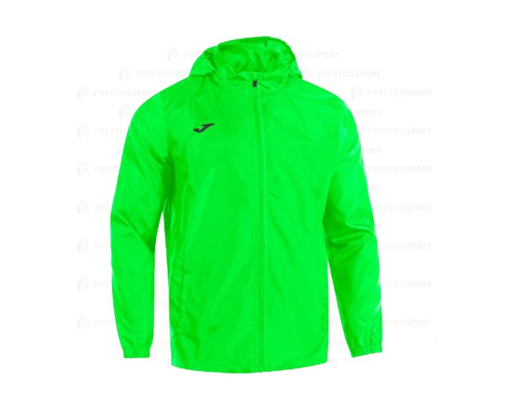Giacca Antipioggia Joma Rain Verde Fluo
