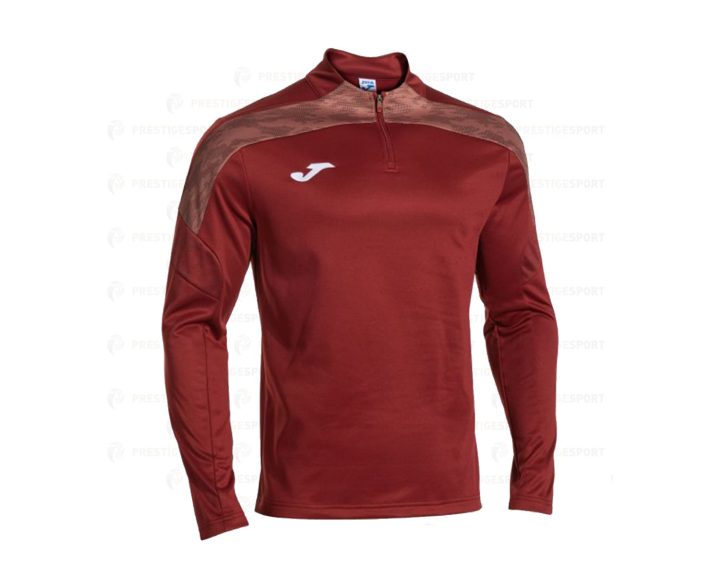 Felpa Mezza Zip Joma Championship VIII Granata