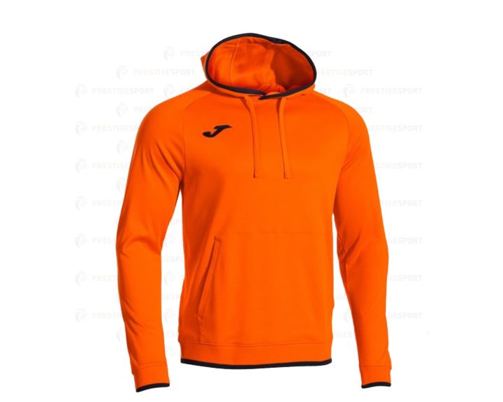 Felpa con Cappuccio Joma Combi Premium Arancione-Nero