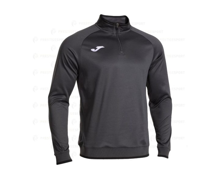 Felpa Mezza Zip Joma Combi Premium Antracite-Nero