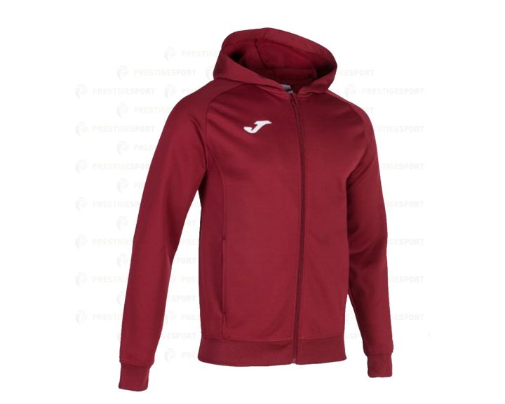 Felpa con Cappuccio Joma Menfis Bordeaux
